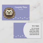 漫画のピグミーのハリネズミ 名刺 (正面/裏面)