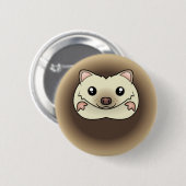 漫画のピグミーのハリネズミ 缶バッジ (正面&裏面)