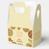 漫画のピザパーティー誕生日 フェイバーボックス (オープン)