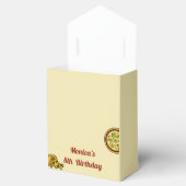 漫画のピザパーティー誕生日 フェイバーボックス (オープン)