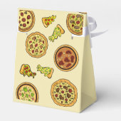 漫画のピザパーティー誕生日 フェイバーボックス (裏面サイド)