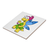 漫画のフェアユール恐竜。 タイル (側面)