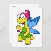 漫画のフェアユール恐竜。 ポストカード (正面/裏面)