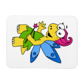 漫画のフェアユール恐竜。 マグネット (横)