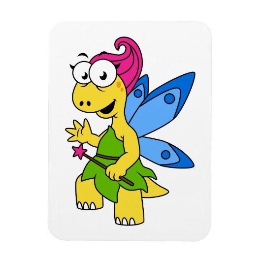 漫画のフェアユール恐竜。 マグネット (縦)