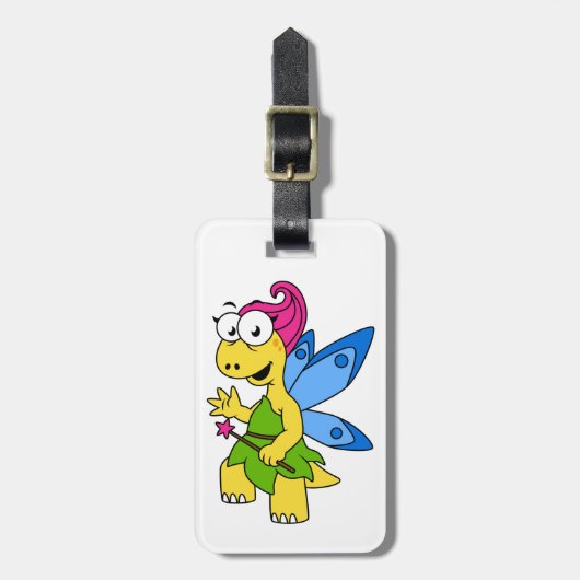 漫画のフェアユール恐竜。 ラゲッジタグ (正面縦)