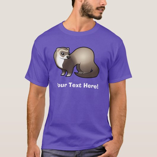 漫画のフェレット Tシャツ (正面)