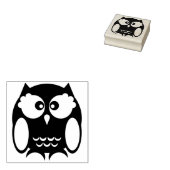 漫画のフクロウのアートスタンプ ラバースタンプ (押印)