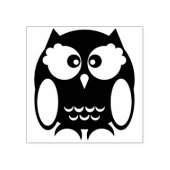 漫画のフクロウのアートスタンプ ラバースタンプ (インプリント)
