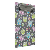 漫画のフクロウのパターン ミニクリップボード (アングル)