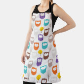 漫画のフクロウ エプロン (インサイチュ)