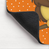 漫画のフクロウ(日焼け) マウスパッド (コーナー)