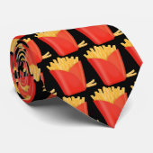 漫画のフライドポテトのタイ ネクタイ (ロール)