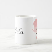 漫画のフランス人のプードル コーヒーマグカップ (中央)