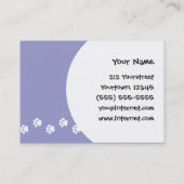 漫画のフレンチ・ブルドッグ 名刺 (裏面)