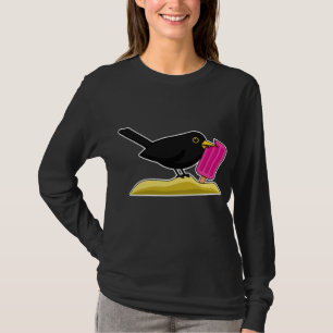 漫画のブラックバ食べードのアイスクリーム Tシャツ