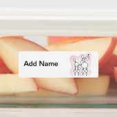 漫画のプードル名タグとラベル ラベル (貼付)