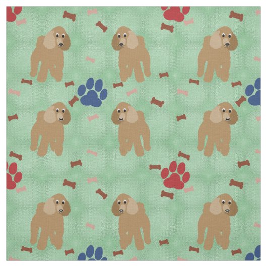 漫画のプードル ファブリック (見本)