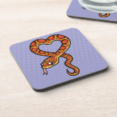 漫画のヘビ コースター (左側)