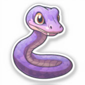 漫画のヘビ シール (正面)