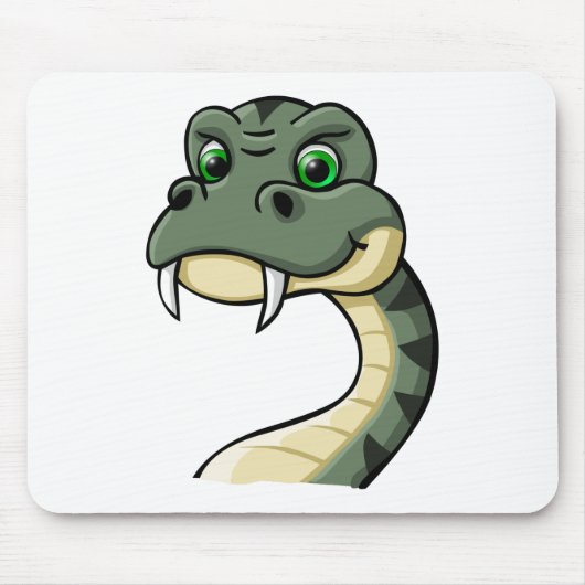 漫画のヘビ マウスパッド (正面)