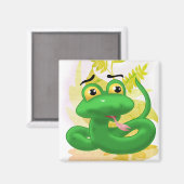 漫画のヘビ マグネット (正面/裏面)