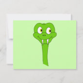 漫画のヘビ 招待状 (裏面)