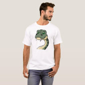 漫画のヘビ Tシャツ (正面フル)