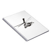 漫画のヘリコプター「後ろ」 ノートブック (右側)