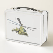 漫画のヘリコプター「後ろ」 メタルランチボックス (裏面)