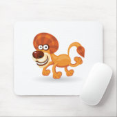 漫画のベビーのライオン マウスパッド (マウス)