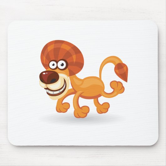 漫画のベビーのライオン マウスパッド (正面)