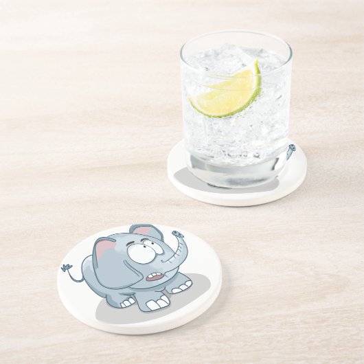 漫画のベビーゾウ空を見て コースター (側面)