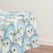 漫画のペンギンがたくさん テーブルクロス (インサイチュ)