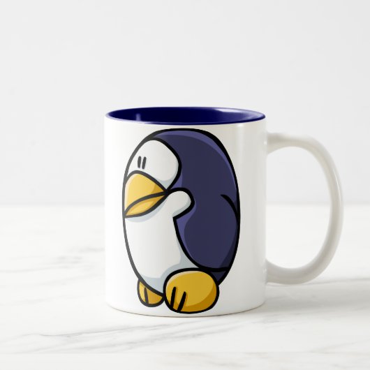 漫画のペンギン ツートーンマグカップ (右)