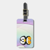 漫画のペンギン ラゲッジタグ (正面縦)