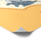 漫画のホグワーツの紋章 ポスター (角)