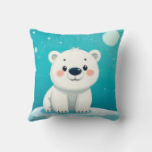 漫画のホッキョクグマ クッション (裏面)