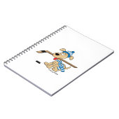 漫画のホッケー犬 ノートブック (左側)