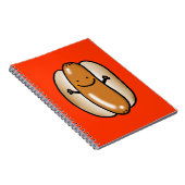 漫画のホットドッグのソーセージ ノートブック (右側)