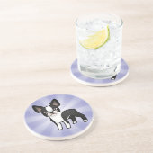 漫画のボストンテリア コースター (側面)