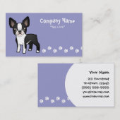 漫画のボストンテリア 名刺 (正面/裏面)