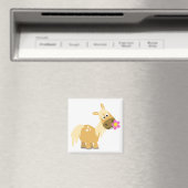 漫画のポニーとフラワーマグネット マグネット (インサイチュ (食洗機))