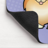 漫画のポメラニア犬 マウスパッド (コーナー)