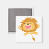 漫画のポン引きライオンの磁石 マグネット (正面/裏面)