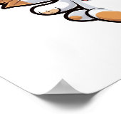 漫画のマウスイラストレーション ポスター (角)