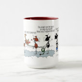 漫画のマグを盗んでいるおもしろいな馬 マグカップ (中央)