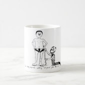 漫画のマグ-スーツのズボン コーヒーマグカップ (中央)