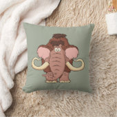 漫画のマンモス クッション (ブランケット)
