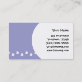 漫画のミニチュアのブタ 名刺 (裏面)